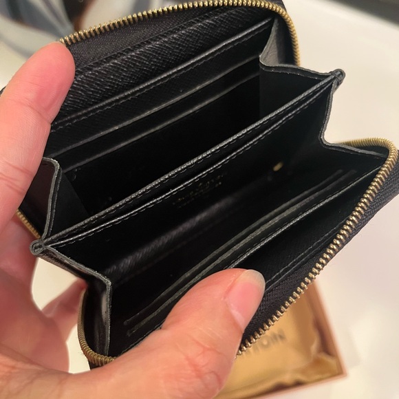 Louis Vuitton Brown and Red Wallet with Iconic Monogram and Unique Red Panel - Picture 8 of 12